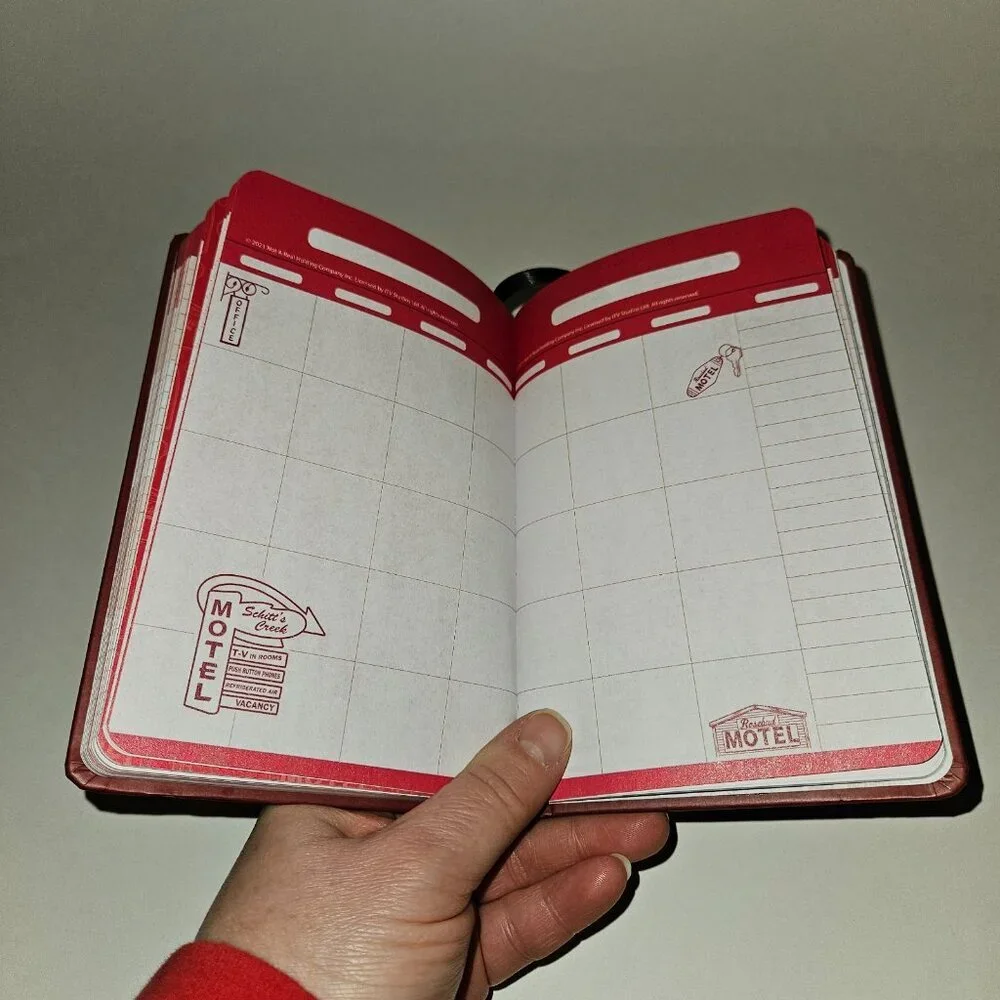 Schitt's Creek Planner Schedule Undated Calendar Pages Small 4x6 NEVER USED